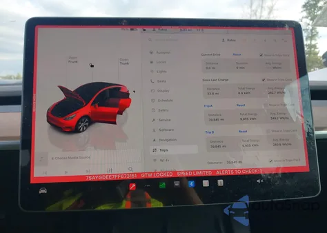 2023 Tesla Model Y Awd/Long Range Dual Motor All-Wheel Drive из США, поврежденный, VIN 7SAYGDEE7PF673151